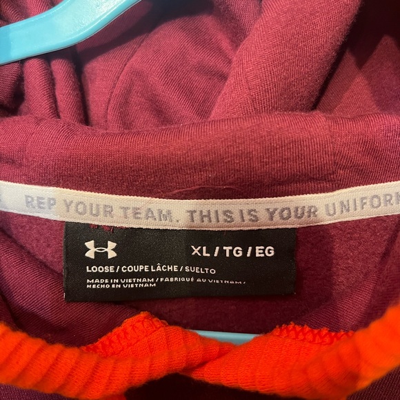 Under Armour Men's Virginia Tech Hokies Hoodie - Picture 4 of 9